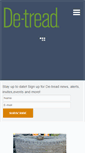 Mobile Screenshot of de-tread.com