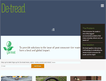 Tablet Screenshot of de-tread.com